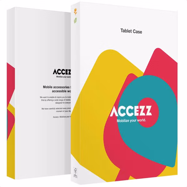 Accezz Rugged Trifold Bookcase Samsung Galaxy Tab A9 Plus - Donkerblauw