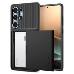 Spigen Slim Armor CS Backcover Samsung Galaxy S25 Ultra - Zwart