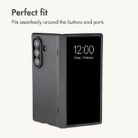 imoshion Faux Leather Slim Case Samsung Galaxy Z Fold 8 Ultra - Black