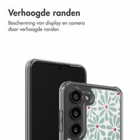 imoshion Design hoesje Samsung Galaxy S23 - Bloom Love Sage Green