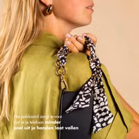 Selencia Luxe Polskoord met Sjaal - Zwart