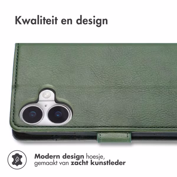 imoshion Luxe Bookcase Apple iPhone 17 - Groen