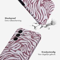 Selencia Vivid Tough Backcover Samsung Galaxy A15 (5G/4G) - Trippy Swirl Dark Rose