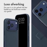Accezz Leather Bookcase 2-in-1 met MagSafe Apple iPhone 18 Pro Max / 17 Pro Max - Nightfall Blue