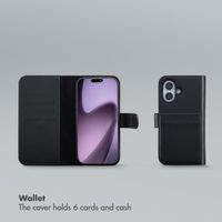 Selencia Olyn Detachable Bookcase with MagSafe Apple iPhone 17 - Black