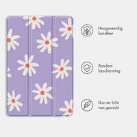 imoshion Design Trifold Bookcase Lenovo Tab (2025) - Flowers Distance