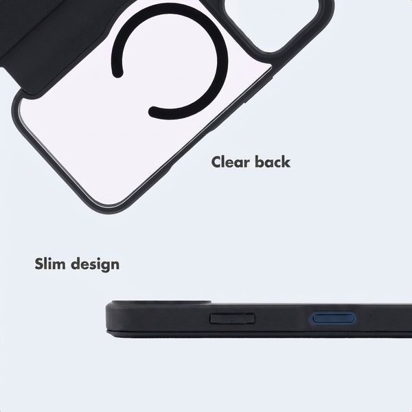 imoshion Transparent Bookcase with MagSafe Apple iPhone 17 Pro Max - Black