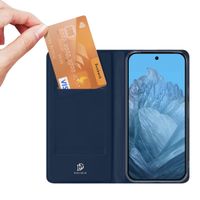 Dux Ducis Slim Softcase Bookcase Google Pixel 9 Pro XL - Donkerblauw