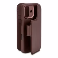 Decoded 2 in 1 Leather Detachable Wallet MagSafe Apple iPhone 17 - Chocolate Brown