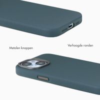 Accezz Mesh Backcover met MagSafe Apple iPhone 15 - Donkerblauw