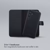 Selencia Olyn Uitneembare Bookcase met MagSafe Samsung Galaxy A55 - Zwart