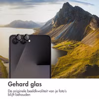 imoshion Camera Protector Glas 2 Pack Samsung Galaxy Z Flip 7 - Zwart