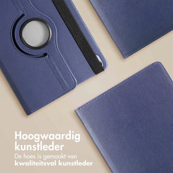 imoshion 360° draaibare Bookcase Apple iPad Mini 7 (2024) / iPad Mini 6 (2021) - Donkerblauw