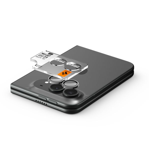 Spigen Optik Pro EZ Fit Lens Protector 2-pack Apple iPhone Duo - White