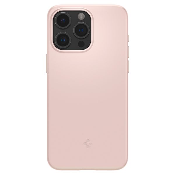 Spigen Thin Fit Backcover iPhone 15 Pro Max - Pink Sand