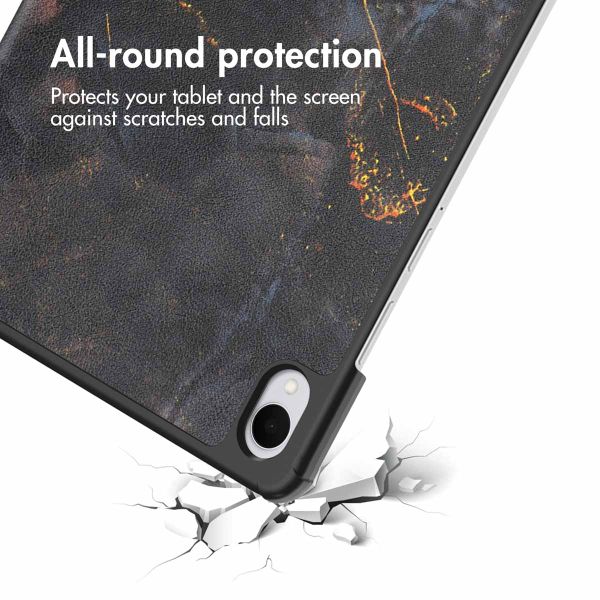 imoshion Design Trifold Case Samsung Galaxy Tab S11 - Black Marble
