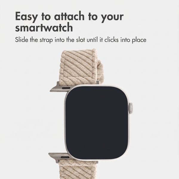 imoshion Corduroy strap Apple Watch | 44/45/46/49 mm - Beige