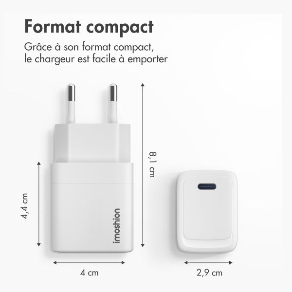 imoshion Wall Charger 20 Watt | USB-C - Wit