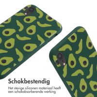 imoshion Siliconen design hoesje met koord iPhone Xr - Avocado Green