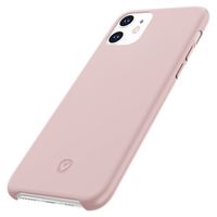 Valenta Luxe Leather Backcover iPhone 11 - Roze