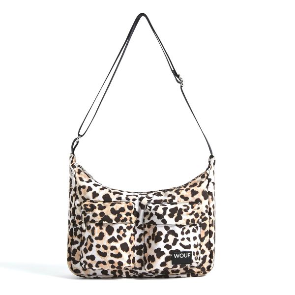 Wouf Downtown Crossbody Bag - Tas met panterprint dames - Kim