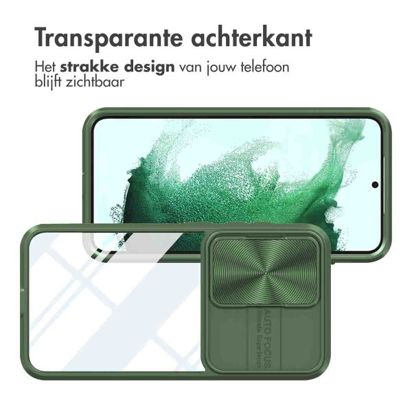 imoshion Camslider Backcover Samsung Galaxy S23 - Donkergroen