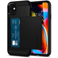 Spigen Slim Armor CS Backcover Apple iPhone 11 - Zwart