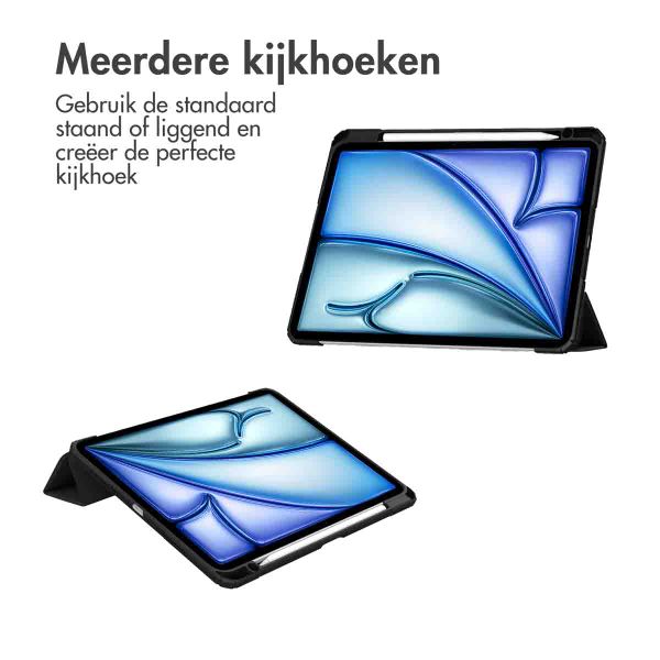 imoshion Trifold Hardcase Bookcase Apple iPad Air 13 inch (2025) M3 / (2024) M2 - Zwart
