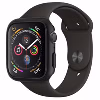 Spigen Thin Fit™ Case Apple Watch 4 / 5 / 6 / SE - 44 mm - Zwart