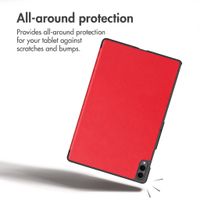 imoshion Trifold Book Case Samsung Galaxy Tab S11 / S12 Ultra - Red