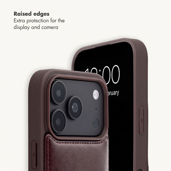 Selencia Nova Phone Case with Cord and Card Holder Apple iPhone 18 Pro / 17 Pro - Checks