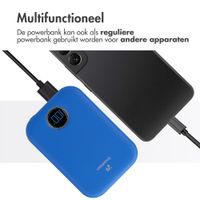 imoshion Magnetic Powerbank 10.000 mAh - Draadloze powerbank - Quick Charge en Power Delivery - Cobalt Blue