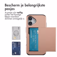imoshion Backcover met pasjeshouder Apple iPhone 17 - Rosé Goud