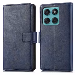 imoshion Luxe Bookcase Motorola Edge 60 Fusion - Donkerblauw