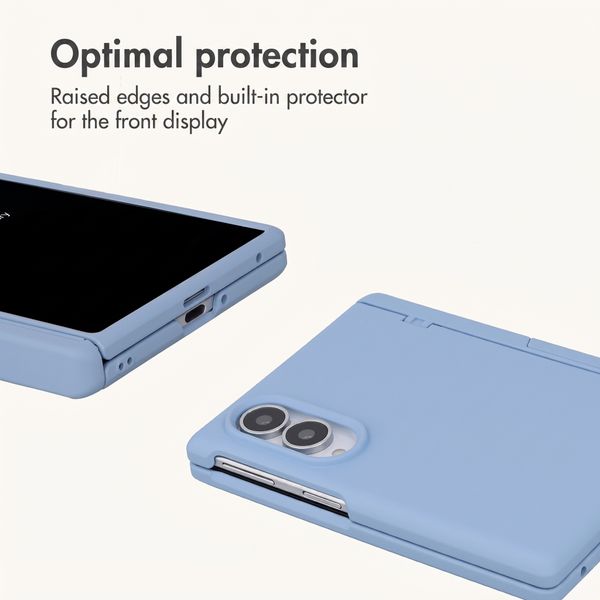 imoshion Colour Back Cover with Stand Samsung Galaxy Z Fold 8 - Light Blue