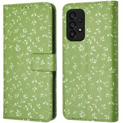 imoshion Design Bookcase Samsung Galaxy A53 - Green Flowers