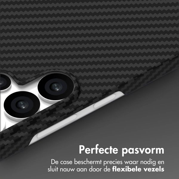 Accezz MagSafe Kevlar Backcover Samsung Galaxy S25 Ultra - Zwart