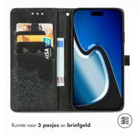 imoshion Mandala Bookcase Apple iPhone 15 - Zwart