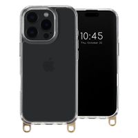 Selencia Backcover met afneembare haakjes Apple iPhone 16 Pro - Transparant