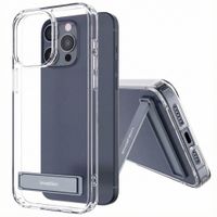 imoshion Stand Backcover Apple iPhone 15 Pro Max - Transparant