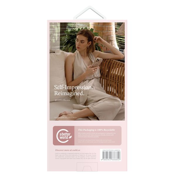 Coehl Lumino MagSafe Backcover Apple iPhone 15 Pro Max - Sparking Silver