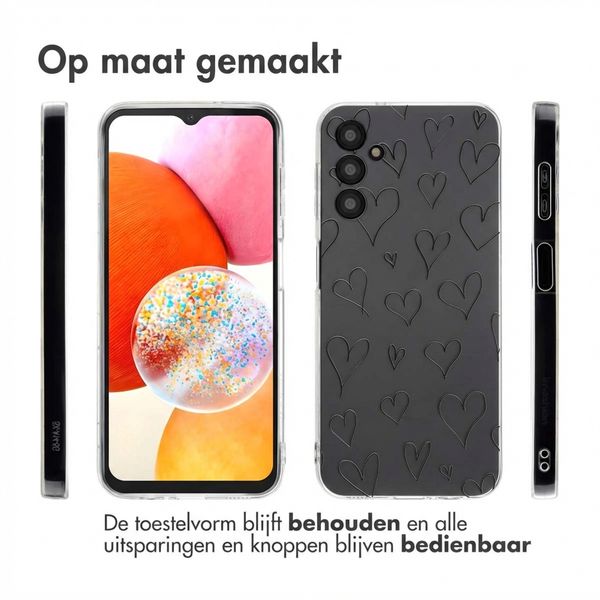 imoshion Design hoesje Samsung Galaxy A14 (5G/4G) - Hearts