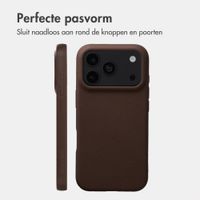 imoshion Texture Backcover Apple iPhone 18 Pro / 17 Pro - Donkerbruin