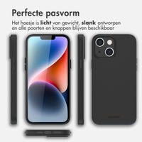 Accezz Leather Backcover met MagSafe Apple iPhone 14 Plus - Zwart