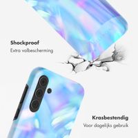 Selencia Vivid Tough Backcover Samsung Galaxy A55 - Holographic Blue Dream