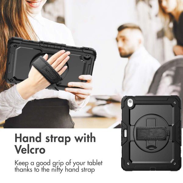 Accezz Rugged Back Cover with shoulder strap Apple iPad Air 13 inch (2026) M4 / (2025) M3 / (2024) M2 - Black