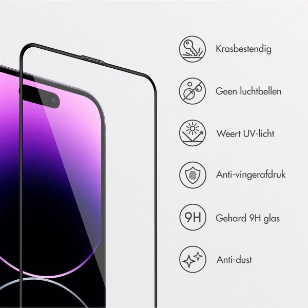 Accezz Gehard Glas Screenprotector + Applicator Apple iPhone 14 Pro