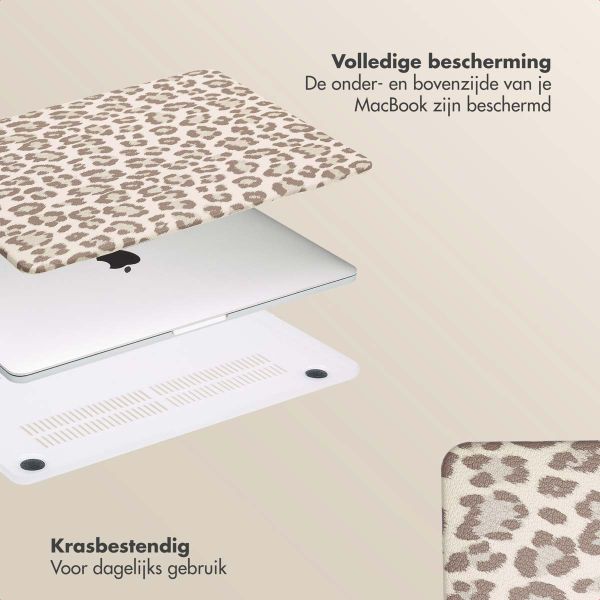 Selencia Sabi Laptop Cover Apple MacBook Pro 16 inch (2021 / 2023 M3 chip / 2024 M4 chip) - Soft Ivory