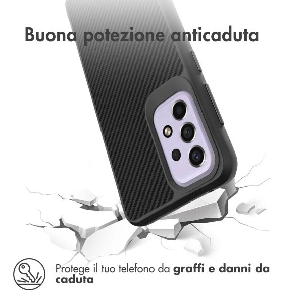 imoshion Rugged Hybrid Case Samsung Galaxy A33 - Zwart