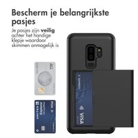 imoshion Backcover met pasjeshouder Samsung Galaxy S9 Plus - Zwart